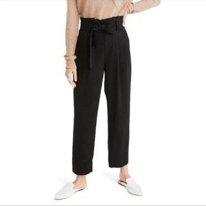 Madewell Paperbag Dress Pant with Tie sz 0